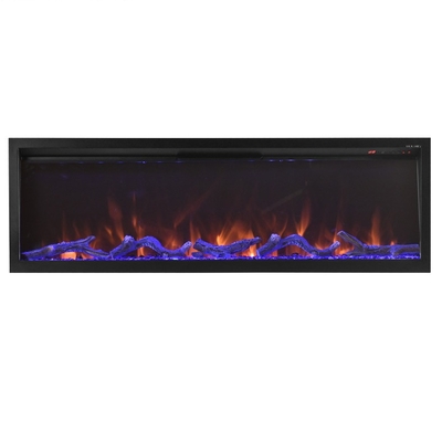 1240mm 48 Inch Built-In Electric Fireplace Mutil-Color Fire Home Decoration